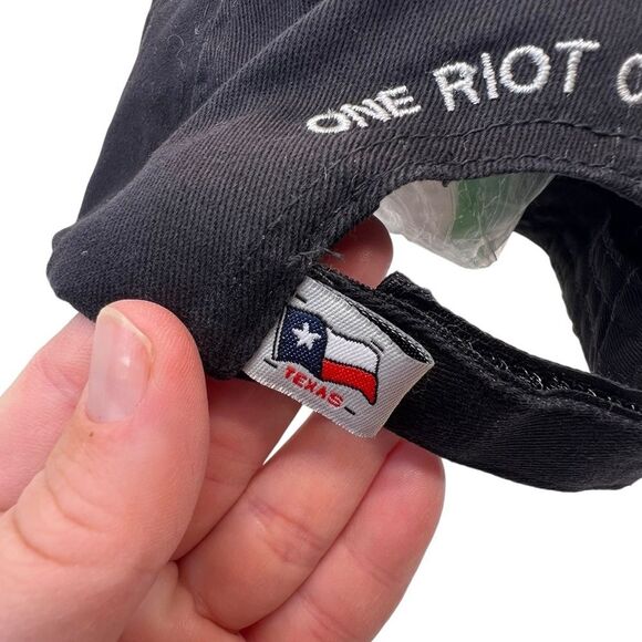 Texas rangers hat one riot one ranger hat Velcro strsp - Picture 6 of 14